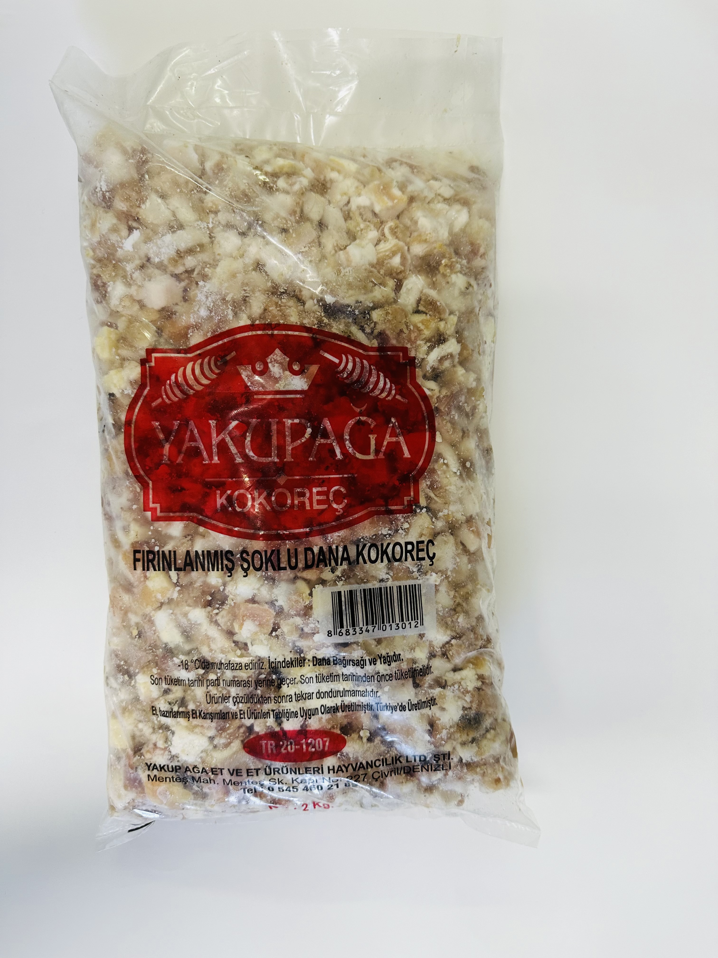 YAKUPAĞA DOĞRANMIŞ DANA KOKOREÇ 2 KG