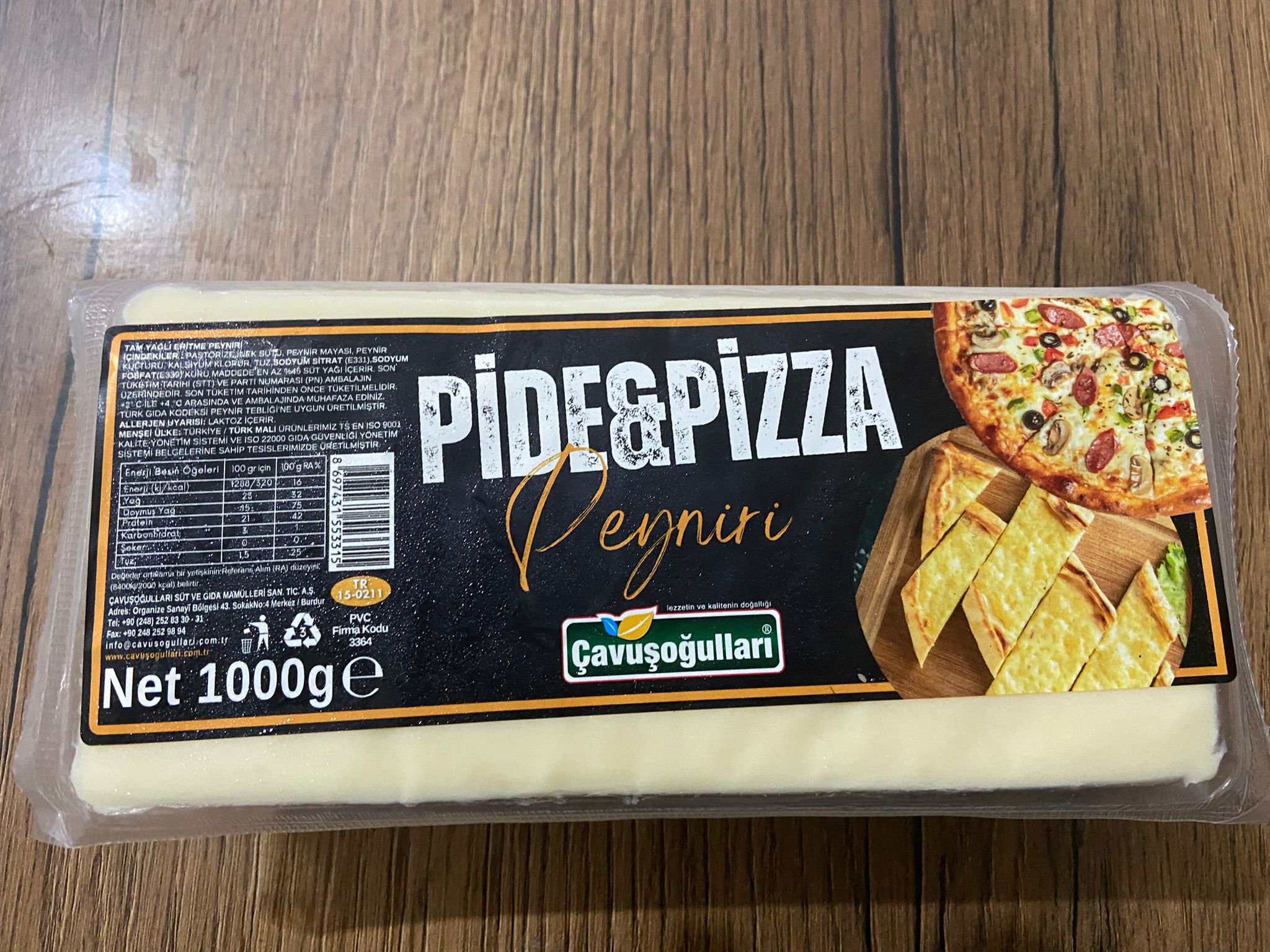 ÇAVUŞOĞLU PIDE-PIZZA TAM YAĞLI TOST PEYNIR