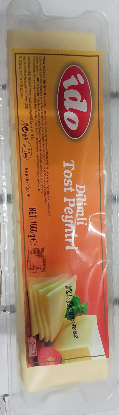 İDO DILIMLI TOST PEYNIR
